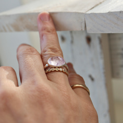 [california iris kunzite]ring 2枚目の画像