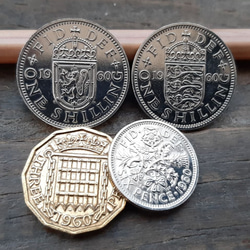 50枚セット 英国 3ペニー イギリス 美物 ジョージ6th 本物 古銭♥ 50枚セット 英国 3ペニーコイン イギリス 美物 ジョージ6th 本物