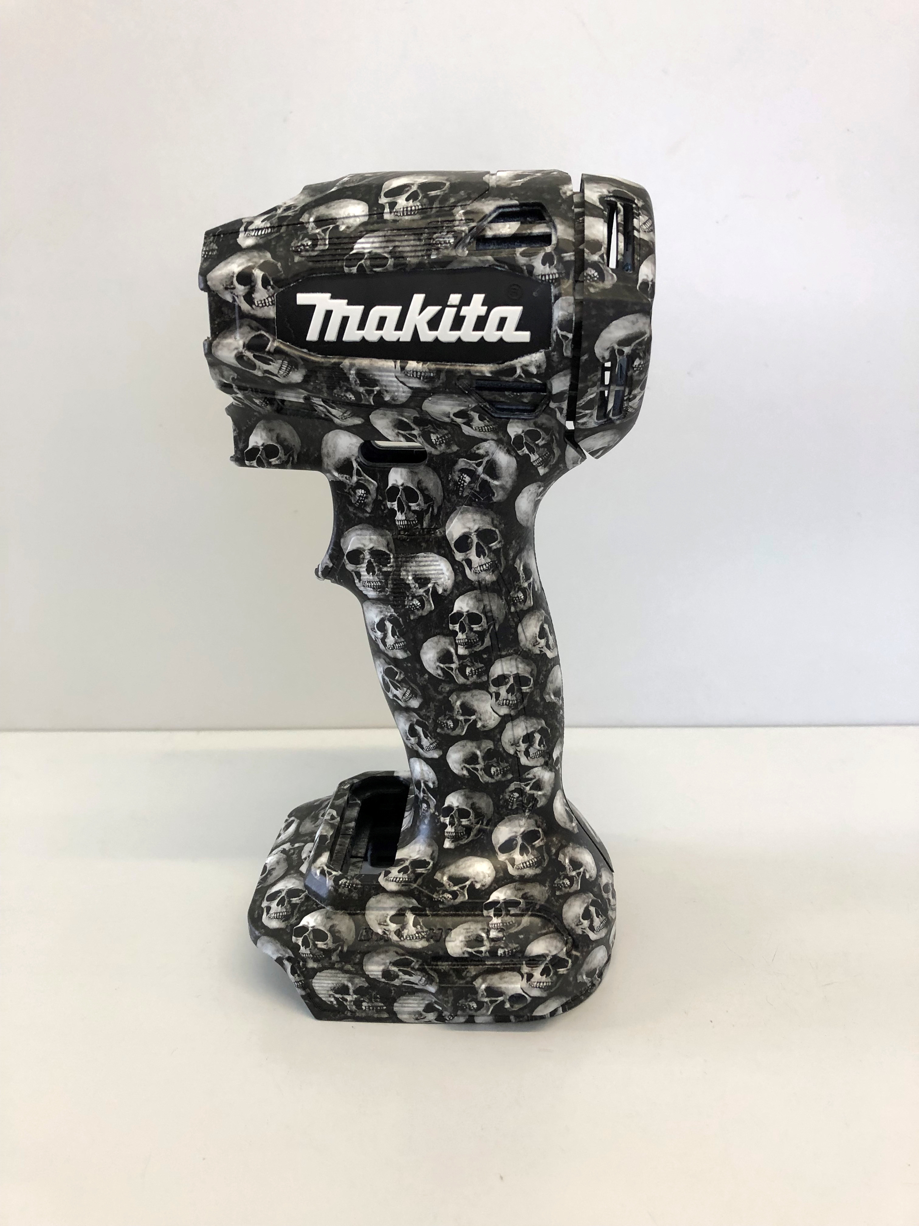 マキタ　インパクトドライバー　TD172　カスタム外装　ライトブルー・スネーク柄