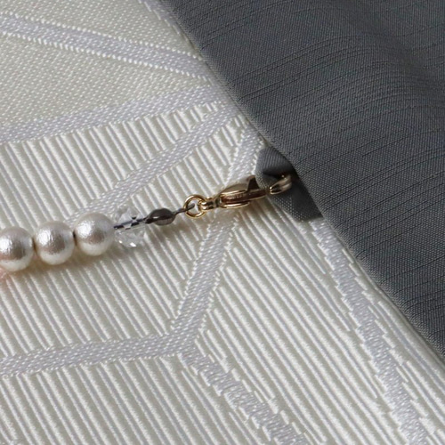ŌHATA 真珠ネックレス【良品】 シルバーピンク(6.5mm) 持ち出し