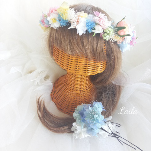 ♡受注対応♡プリザーブドフラワー花冠 ウェディングブーケ専門店 