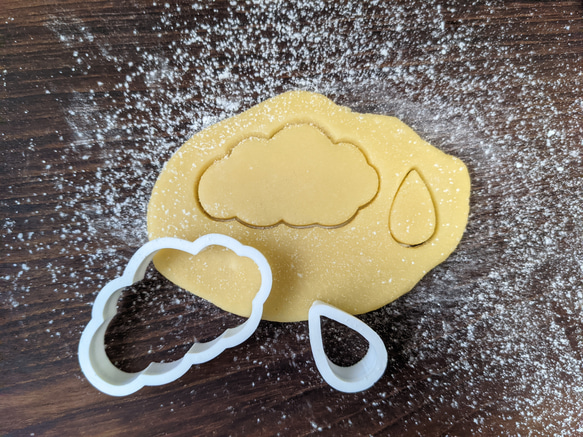 雲と雫　Cloud&Drop クッキーカッター/クッキー型 3枚目の画像
