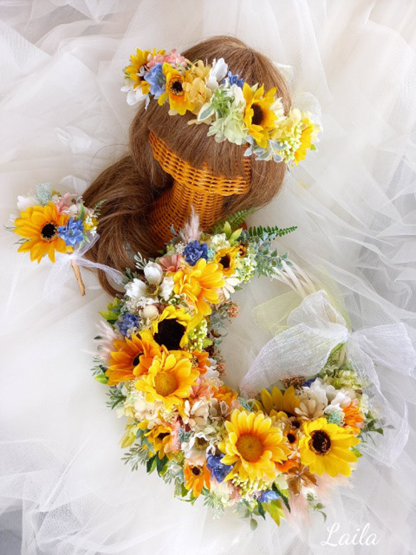 オーダー♡ブーケ 花かんむり