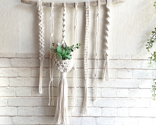 NO.373『流木ハンガー・マクラメフォトフレーム』 eb662ab648183c4c3d7522f5ab6880