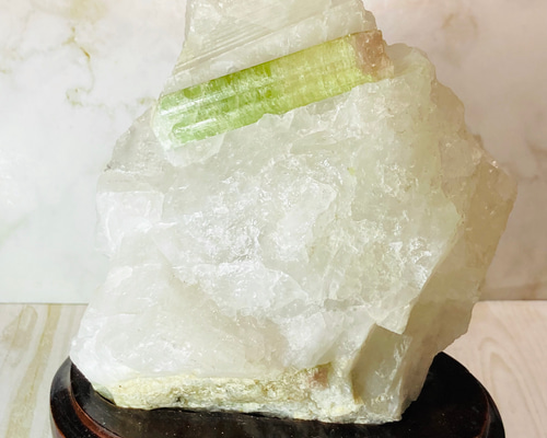 ウォーターメロントルマリン　パワーストーン原石　置物 ウォーターメロントルマリン パワーストーン原石 置物