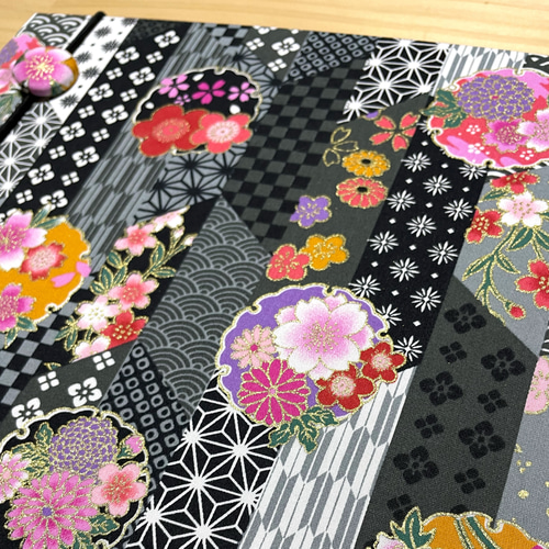 御朱印ホルダー】（特大）バンド付 見開き60枚／大判120枚 切り絵