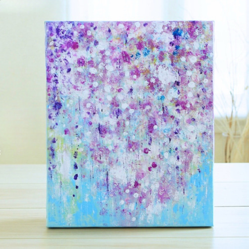 油絵 油彩 油彩画 絵 絵画 【flower garden】 絵画 HR 通販
