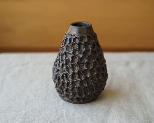 一輪挿し 網目模様01 一輪挿し・花瓶・花器 クレイワーク 通販