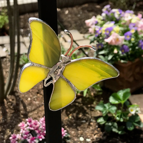 蝶（マグネット付き）・ステンドグラス マグネット Rio 通販 13887262