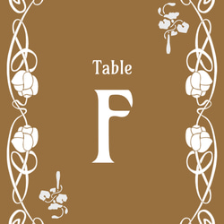テーブルナンバー　アルファベット 9枚目の画像