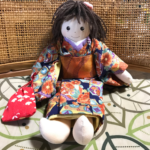 カントリードール 着物姿のジャパニーズカントリー その他人形