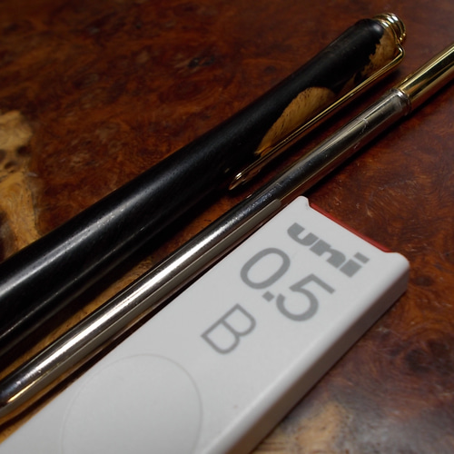 アフリカンブラックウッド（グラナディラ）のシャープペン (0.5mm