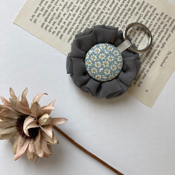 （全5色＊リボンが可愛い）マタニティマーク　マタニティキーホルダー　マタニティロゼット　シフォン 7枚目の画像