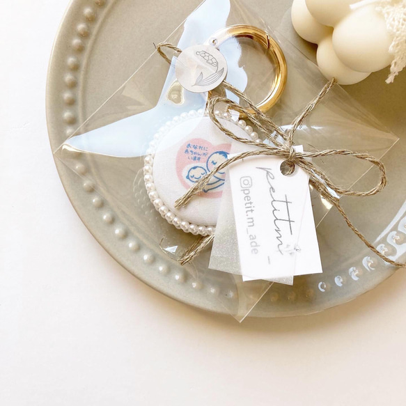 再販☆コロンと可愛い♡ マタニティマーク　マタニティキーホルダー　マタニティロゼット　シンプルデザイン 6枚目の画像