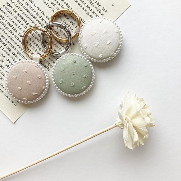 再販☆コロンと可愛い♡ マタニティマーク　マタニティキーホルダー　マタニティロゼット　シンプルデザイン 3枚目の画像