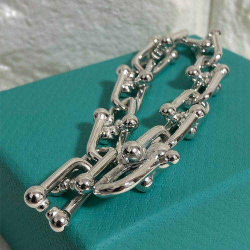 ハードウェア レディース ブレスレット メンズ シンプル シルバー 925 銀 予約受付中】 シルバー 925 ハードウェア メンズ ブレスレット