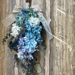 ドライフラワー・グリーンアナベルのリース ドライフラワー OCTOROOM