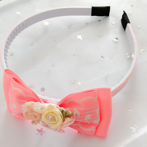 送料無料】✨入園・入学・ピンクリボンデコカチューシャ✨ 雑貨