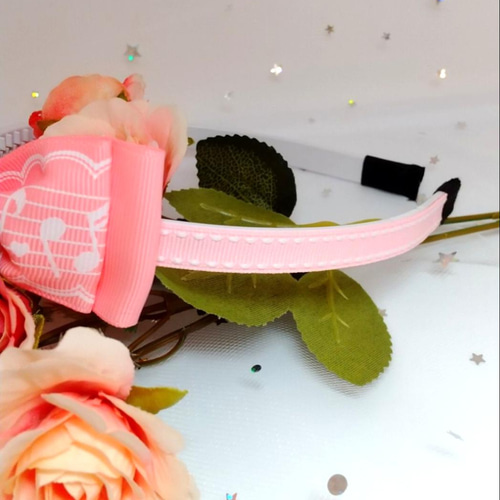 送料無料】✨入園・入学・ピンクリボンデコカチューシャ✨ 雑貨