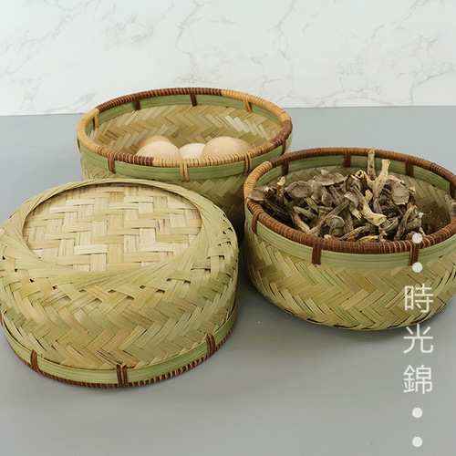 新品 收納盒 水果籃 竹細工 工芸品 竹の編 手作り 収納かご 竹籠