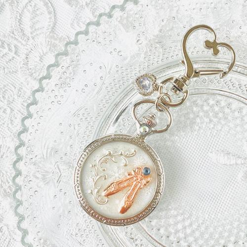 再販『 雪の精 』 キーホルダー くるみ割り人形 バレエ トウシューズ