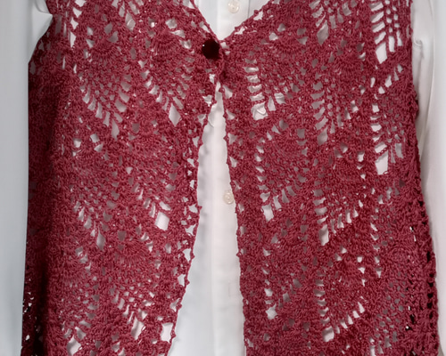 figlondon フィグロンドン　knit gardener 花かぎ針ベスト figlondon フィグロンドン knit gardener 花かぎ針ベスト
