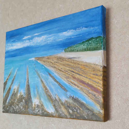 油絵（鬼の洗濯板）