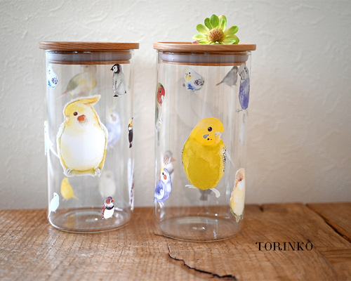 ウランガラス　鳥　小物入れ　キャニスター　置物 ウランガラス 鳥 小物入れ キャニスター 置物 ウランガラス 鳥 小物