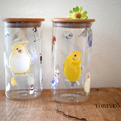 ウランガラス　鳥　小物入れ　キャニスター　置物 ウランガラス 鳥 小物入れ キャニスター 置物 ウランガラス 鳥 小物