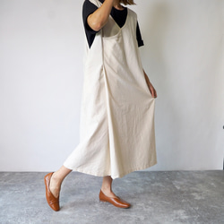 毛衣裙/米色/三河紡織 第10張的照片