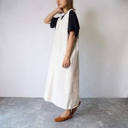 毛衣裙/米色/三河紡織 第7張的照片