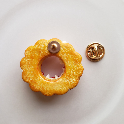 苺リースクッキーミニチュアスイーツミニチュアクッキー