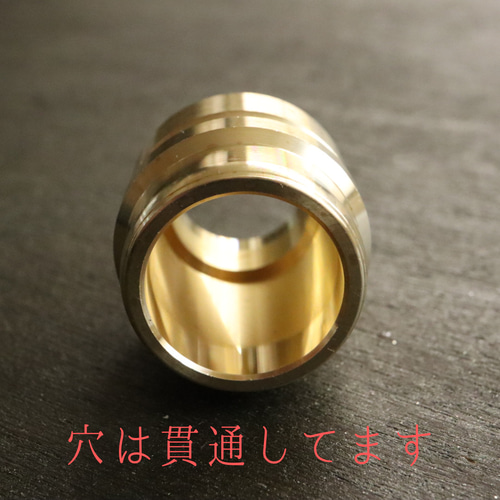 kmetal】ペンスタンド 真鍮 1本タイプ ペン立て ペンケース 金属 32