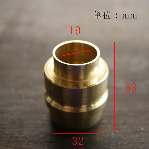 kmetal】ペンスタンド 真鍮 1本タイプ ペン立て ペンケース 金属 32