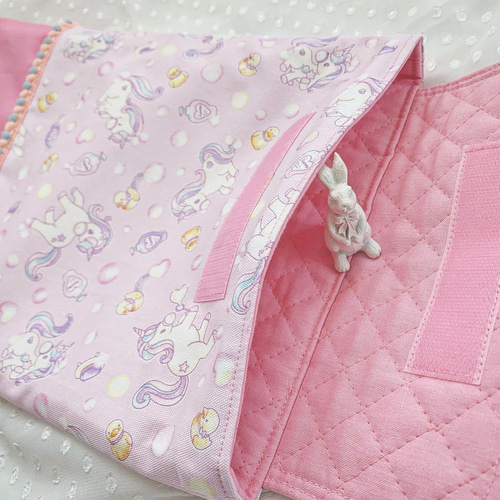 ユニコーン さくらんぼ 花柄 チェック タブレット入れ iPad入れ 女子