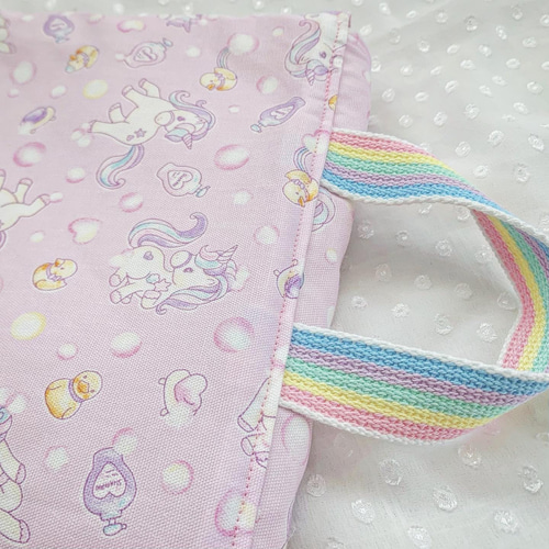 ユニコーン　さくらんぼ 花柄 チェック　タブレット入れ  iPad入れ   女子 タブレットケース タブレットポーチ 女の子 iPadケース iPad