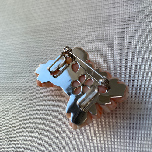 帯留、ブローチ 楽天市場】帯留め ブローチ 花 鳥 手作り 丸型 帯留金具付き