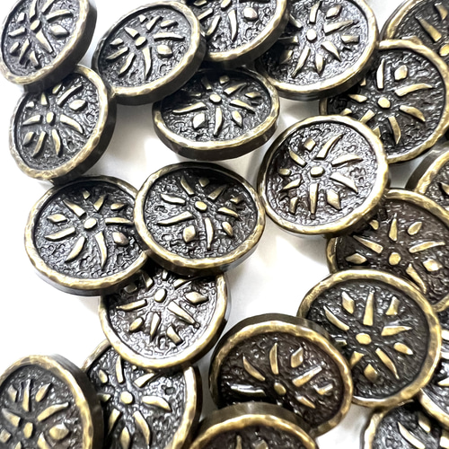 ヴィンテージぼたん アンティーク感がかっこいいボタン50個入り ボタン