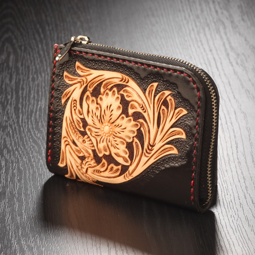 シェリダンカービング Lファスナー ブラックバージョン その他ミニ財布  