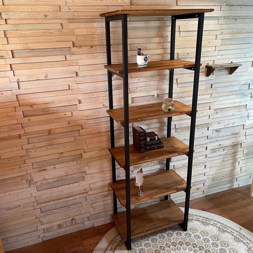 アイアンラック A 組み立て式 背の高いおしゃれ収納 アイアン家具 北欧