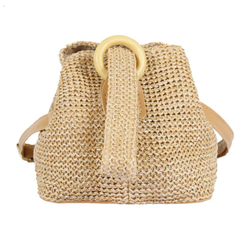 Handbag Summer Beach Tote Bag Round Rattan Shoulder Bags 3枚目の画像