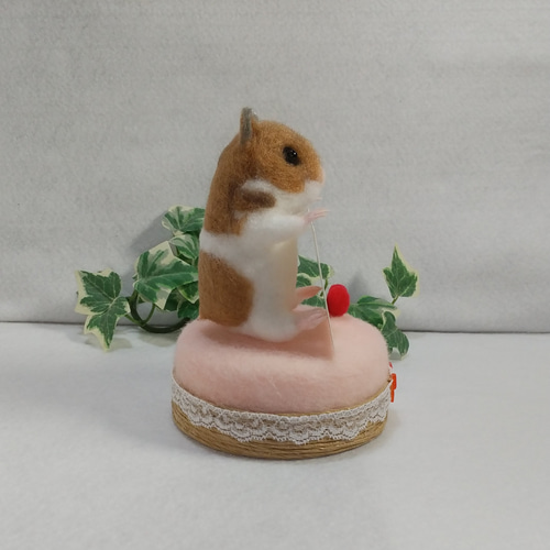 羊毛フェルト ゴールデンハムスター