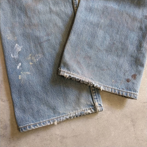 ビンテージ リーバイス 501 ダメージデニム グランジ パッチワーク w33 ビンテージ リーバイス 501 パッチワークデニム グランジ
