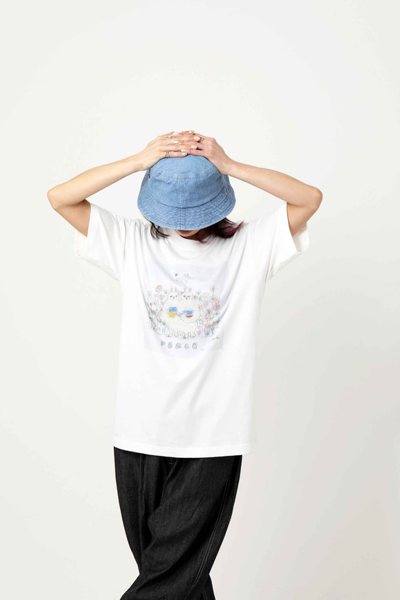 スタジオナナホシ but.peace Organic cotton Tshirt 1枚目の画像