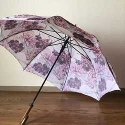 【ワケありな逸品】晩秋の甲州ブドウの雨傘C 梅雨対策2023 5枚目の画像