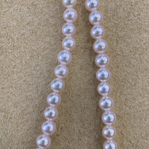 アコヤ真珠ネックレス アコヤパールネックレス 重ね付き ベビー真珠