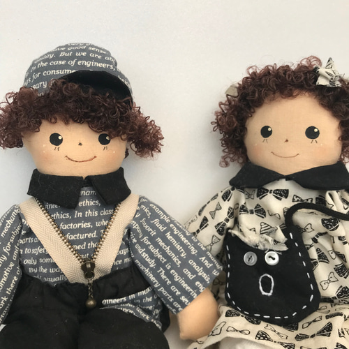 カントリードールアメリカンドール人形2体セット