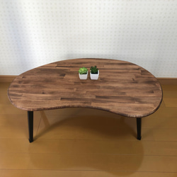 ジャコビーン/超ミニ】アンティーク風・折りたたみ式ローテーブル