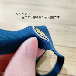 トリケラトプス【ワッペン】アップリケ 恐竜 ダイナソー dinosaur 刺繍 クロスステッチ かわいい ポップ 4枚目の画像