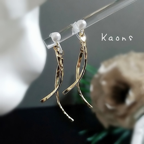 イヤリング/華奢イヤリング/シンプルイヤリング/オフィス